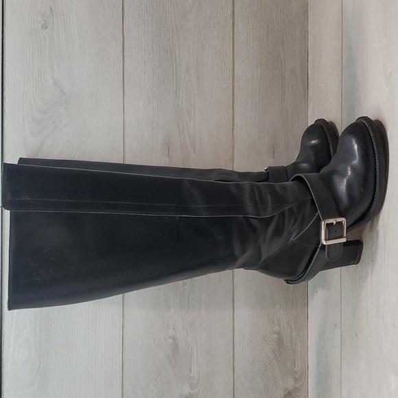 Chloé Womens Tall Riding Leather Heels Boots shoes sz EUR 38/8 - Picture 2 of 16